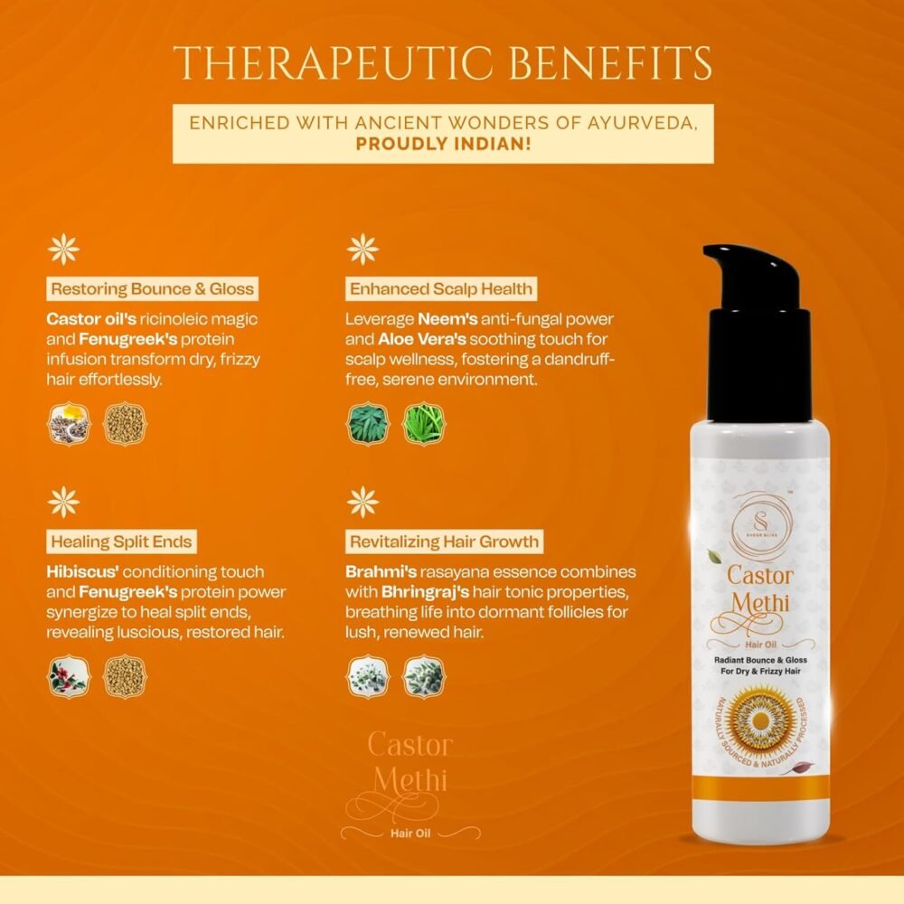 Castor Methi Hair Oil - Image 7