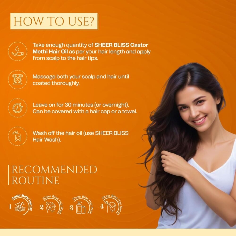 Castor Methi Hair Oil - Image 6