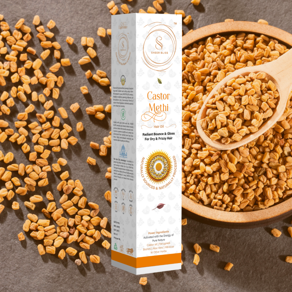 Castor Methi Hair Oil - Image 3